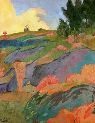 Bretonische Eva oder Melancholie, um 1890